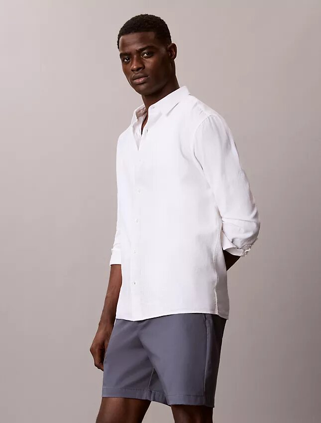 Pantaloncini dritti in Cotton Stretch Pantaloncini dritti in Cotton Stretch