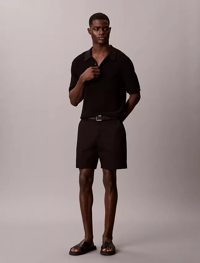 Pantaloncini dritti in Cotton Stretch Pantaloncini dritti in Cotton Stretch