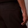Pantaloncini dritti in seersucker con elastico da 18 cm Pantaloncini dritti in seersucker con elastico da 18 cm