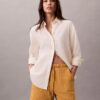 Pantaloncini elasticizzati in doppia garza Pantaloncini elasticizzati in doppia garza