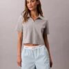 Pantaloncini in cotone con cintura con logo Pantaloncini in cotone con cintura con logo