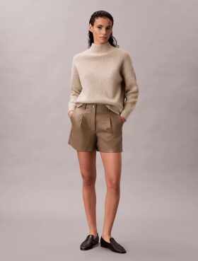 Pantaloncini in ecopelle