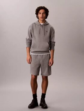 Pantaloncini in felpa con logo d’archivio