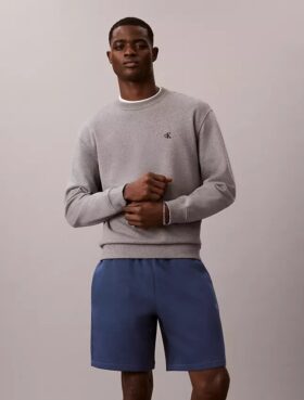 Pantaloncini in felpa con logo d’archivio