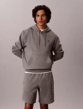Pantaloncini in felpa con logo d’archivio