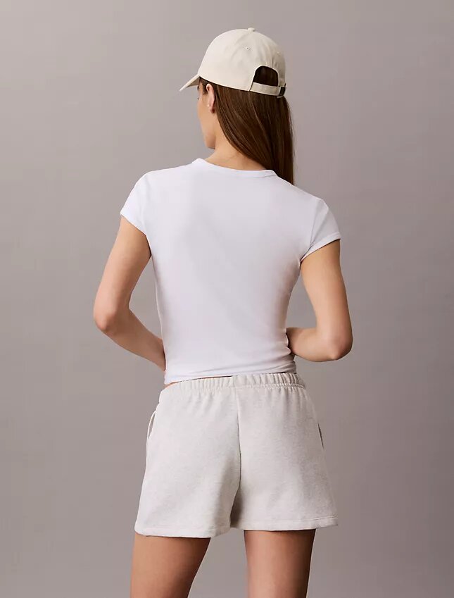 Pantaloncini in felpa con logo d’archivio Pantaloncini in felpa con logo d’archivio
