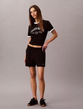 Pantaloncini in felpa French Terry Monologo