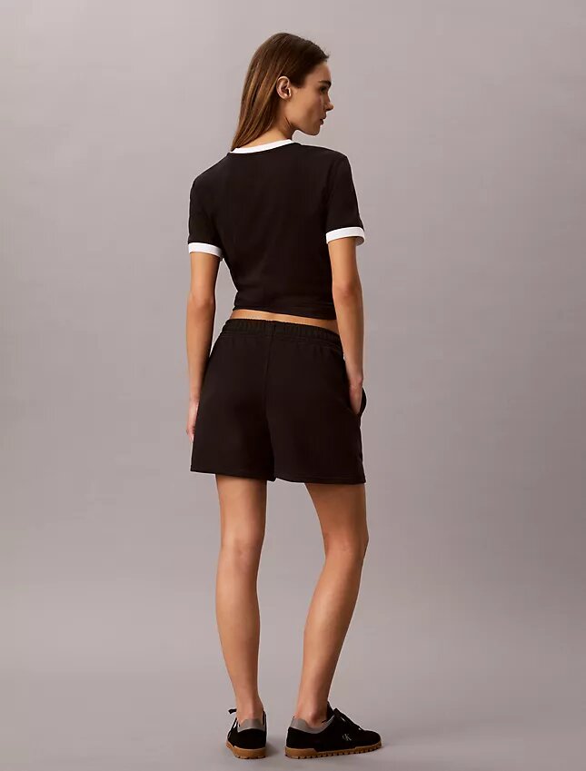 Pantaloncini in felpa French Terry Monologo Pantaloncini in felpa French Terry Monologo