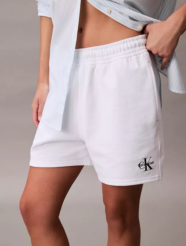 Pantaloncini in felpa French Terry Monologo Pantaloncini in felpa French Terry Monologo
