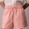 Pantaloncini in lino e cotone Pantaloncini in lino e cotone