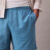 Pantaloncini in lino e cotone da infilare