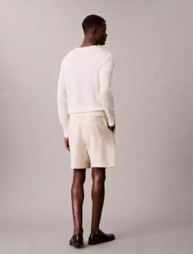 Pantaloncini in lino e cotone da infilare