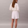 Pantaloncini in lino e cotone da infilare