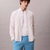 Pantaloncini in lino e cotone da infilare
