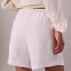 Pantaloncini in lino e cotone da infilare