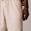 Pantaloncini in lino e cotone da infilare Pantaloncini in lino e cotone da infilare