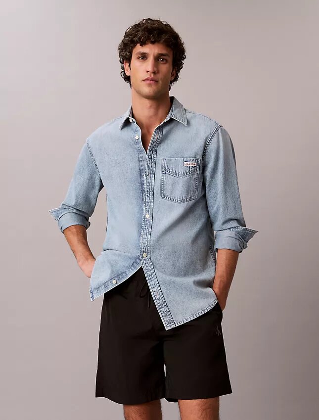 Pantaloncini in nylon con Monogram Pantaloncini in nylon con Monogram
