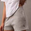 Pantaloncini in pile con logo Archive Pantaloncini in pile con logo Archive