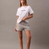 Pantaloncini in pile con logo Archive Pantaloncini in pile con logo Archive