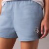 Pantaloncini in pile con monogramma Pantaloncini in pile con monogramma