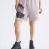 Pantaloncini in pile con stampa grafica Standards Ruins