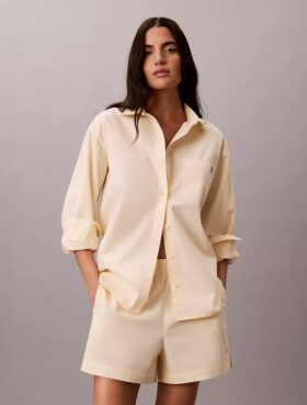 Pantaloncini in popeline di cotone