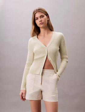 Pantaloncini in raso di cotone