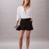 Pantaloncini in raso di cotone