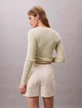 Pantaloncini in raso di cotone