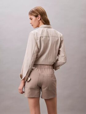 Pantaloncini in raso di cotone