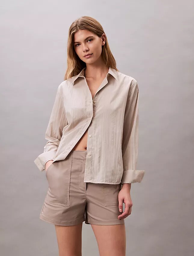 Pantaloncini in raso di cotone Pantaloncini in raso di cotone