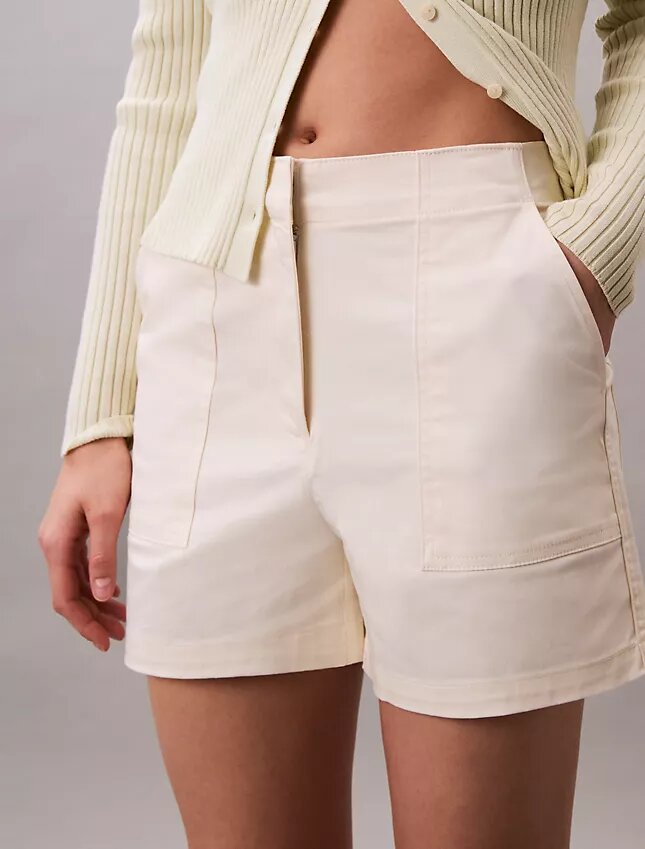 Pantaloncini in raso di cotone Pantaloncini in raso di cotone
