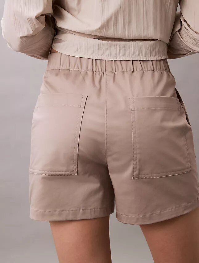 Pantaloncini in raso di cotone Pantaloncini in raso di cotone