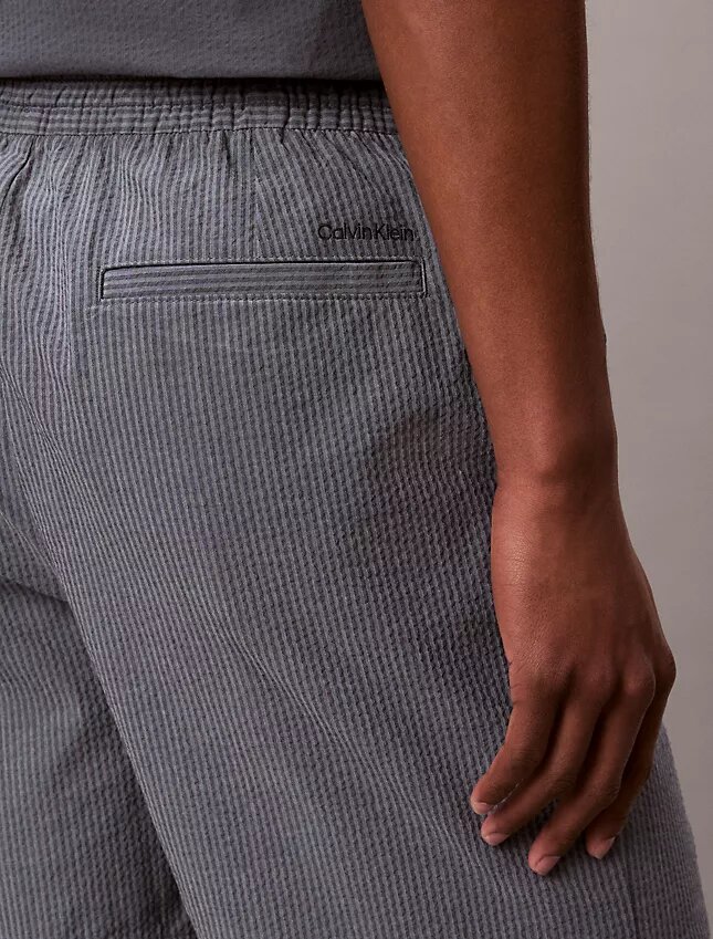Pantaloncini in seersucker Pantaloncini in seersucker