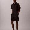 Pantaloncini in seersucker senza chiusura