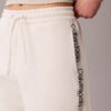 Pantaloncini in spugna con nastro con logo Pantaloncini in spugna con nastro con logo