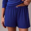 Pantaloncini leggeri a vita alta in maglia a nido d’ape Pantaloncini leggeri a vita alta in maglia a nido d’ape