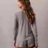 Pantaloncini leggeri a vita alta in maglia a nido d’ape Pantaloncini leggeri a vita alta in maglia a nido d’ape