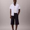 Pantaloncini lunghi in Denim indaco leggero