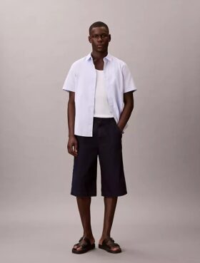 Pantaloncini lunghi in Denim indaco leggero