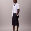 Pantaloncini lunghi in Denim indaco leggero