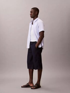 Pantaloncini lunghi in Denim indaco leggero