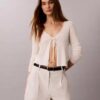 Pantaloncini sartoriali in misto lino Pantaloncini sartoriali in misto lino