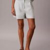 Pantaloncini sartoriali in misto lino Pantaloncini sartoriali in misto lino