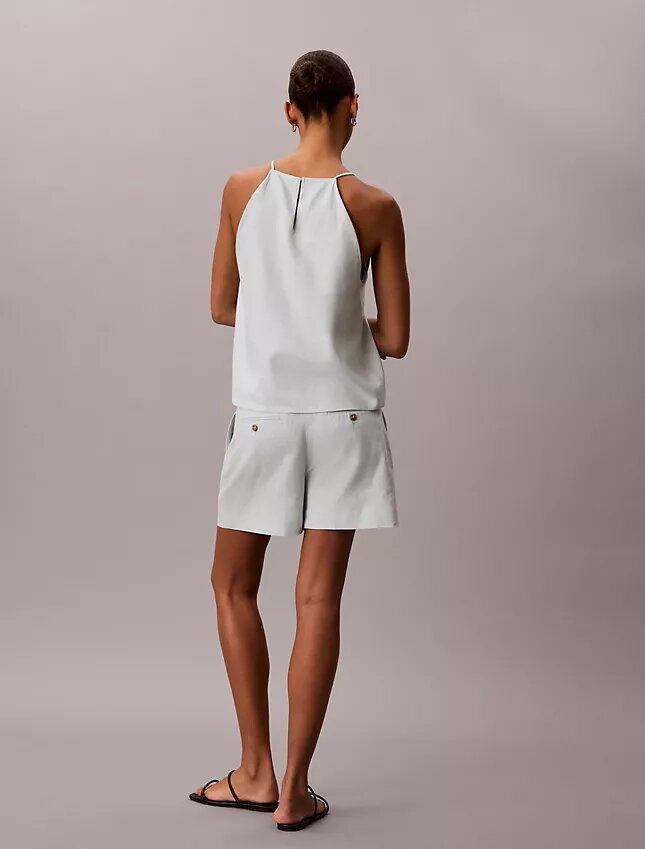 Pantaloncini sartoriali in misto lino Pantaloncini sartoriali in misto lino
