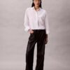 Pantaloni a 5 tasche in ecopelle Pantaloni a 5 tasche in ecopelle