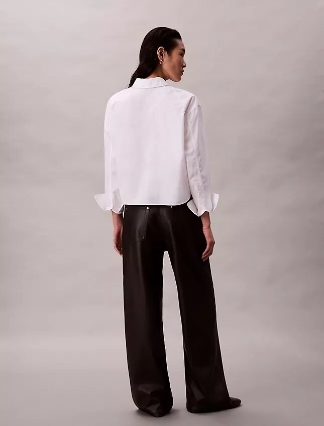 Pantaloni a 5 tasche in ecopelle Pantaloni a 5 tasche in ecopelle