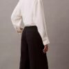 Pantaloni a gamba larga in crêpe Pantaloni a gamba larga in crêpe
