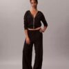 Pantaloni a gamba larga in maglia morbida Pantaloni a gamba larga in maglia morbida