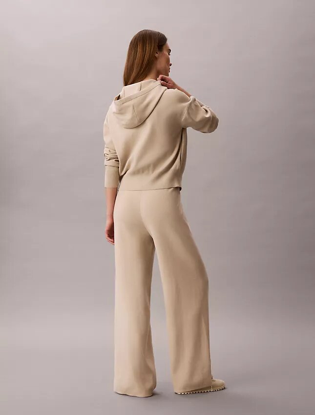Pantaloni a gamba larga in maglia morbida Pantaloni a gamba larga in maglia morbida